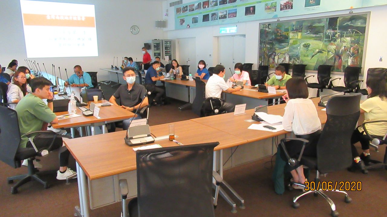 投檢辦理109年第二季社會勞動執行機構督核會議照片
