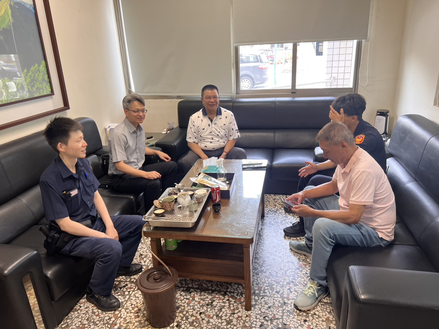 賴政安主任檢察官視察鹿谷分駐所