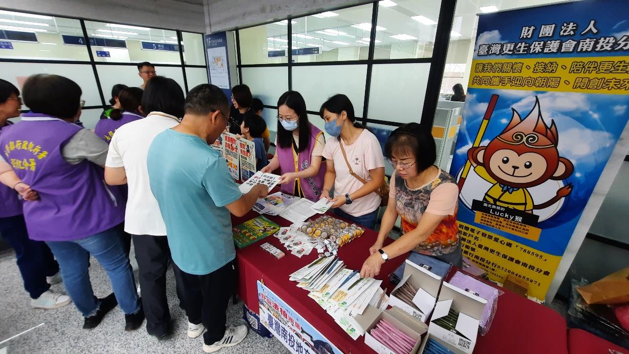 本署現場進行反詐騙活動遊戲