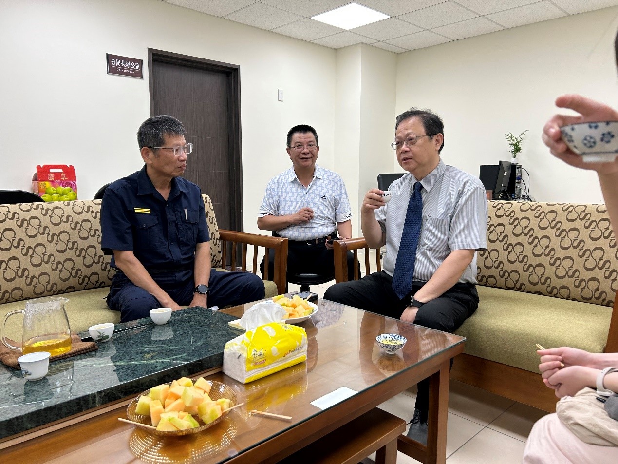 郭檢察長7月13日視察竹山分局